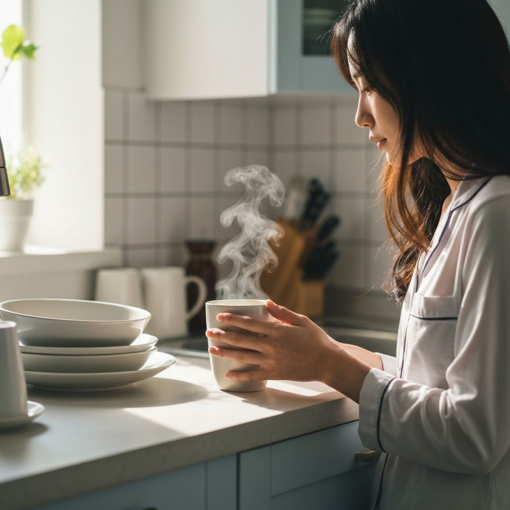 Кухненски плот с чаша